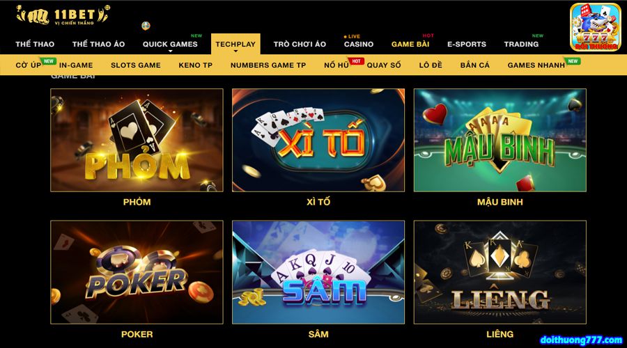 Game bài đổi thương 11bet