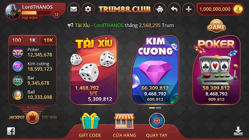 Cổng game Trum88 Club
